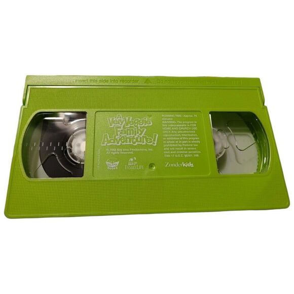 Jonah A Veggietales Movie Very Veggie Family Adventure VHS All Work No Play - Picture 5 of 6